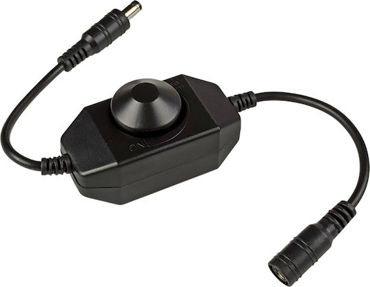 Eurospot Dimmer Led Rotativ Negru Pentru Linie Dc 12-24v Eu6277