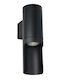 123led Iluminat Exterior Montat Pe Perete Spot GU10 IP44 Dublu Fascicul