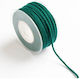 Șiret Rotund Mat Tricolor 4mm Verde Închis Chiparos