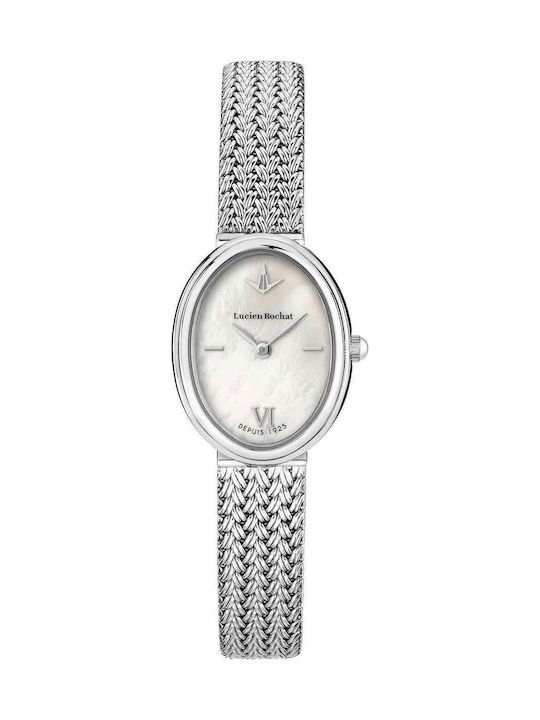 Men's Battery Watch with Silver Stainless Steel Bracelet