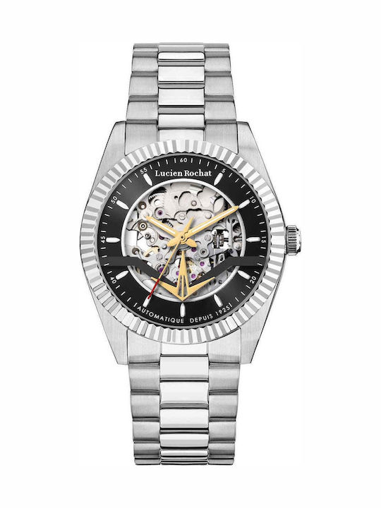 Men's Watch 39mm Automatic with Silver Stainless Steel Bracelet
