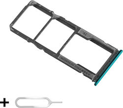 Sim Tray Halter Xiaomi Redmi 9A Dual SIM Microsd Kartenfach + Sim Schlüssel Inklusive Grünes Sim Tray Halter Xiaomi Redmi 9A Dual SIM Microsd Kartenfach + Sim Schlüssel Inklusive Grünes