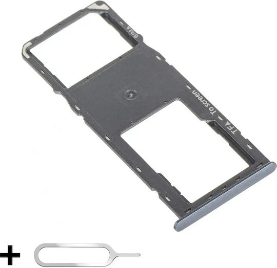 Suport Tăvi SIM Samsung A22 5g A226 Slot Card Microsd Single SIM Cheie Inclusă Negru