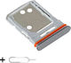 Sim Tray Halter Realme 14t + Sim-Auswerfer-Tool Inklusive Schwarz Obsidian Schwarz