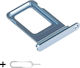 Suport Tăvi SIM iPhone 14 Plus Cu Instrument De Ejectare SIM Inclus Albastru