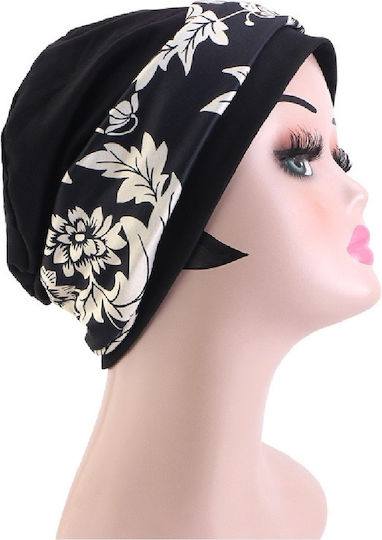 Elecool Damen Weiches Haar Stirnband Schwarz Weiß Blumen