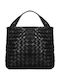 Lang Leather Women's Tote Bag Black