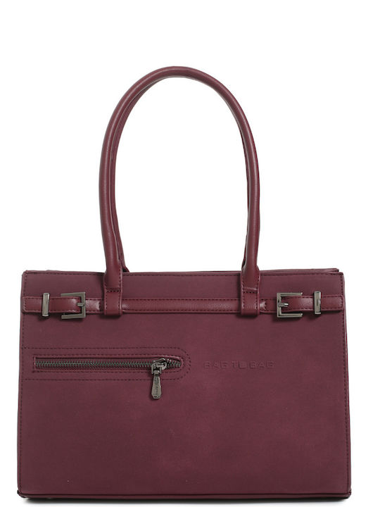 Bag to Bag Дамска Чанта За Рамо Велур Бордо