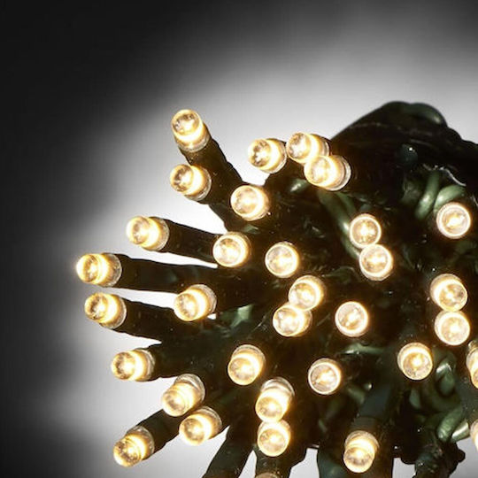 LED Weihnachtsbeleuchtung 11m Grüne in Zeichenfolge