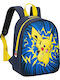 Pokemon Pikachu Schulranzen Rucksack Blau 26 x 3 x 32cm