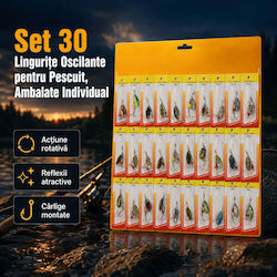 Momeli Artificiale Linguri Set 30 Bucăți Momeli Artificiale Linguri Set 30 Bucăți