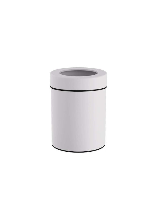 Office Waste Bin Φ21x28 Pam & Co 5lt 2128 White...