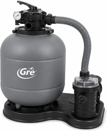 Gre Филтър Пясък за Басейн с Water Flow 6m³/h и Диаметър 40см