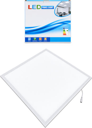 Square LED Panel 60W With Cool White Light 6500K 60x60cm Square LED Panel 60W With Cool White Light 6500K 60x60cm