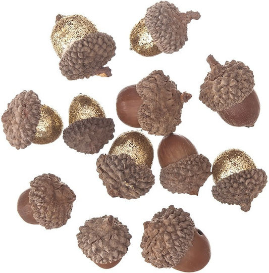 Acorns Glitter Natural 12 Pcs