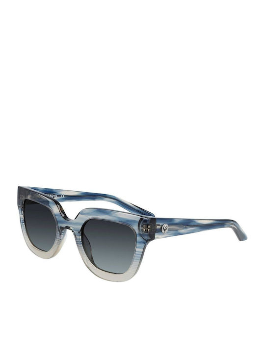 Dragon Sea Sonnenbrillen Blau mit Horn umrandetem Rahmen Dragon Sea Sonnenbrillen Blau mit Horn umrandetem Rahmen
