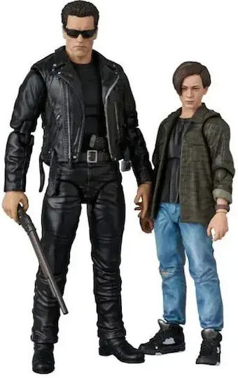 John Terminator 2 - T-800 (t2 Ver.) & John Connor Фигура за действие 16 см