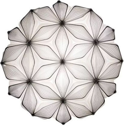 Slamp Wandleuchte Schwarz 34x36x15cm