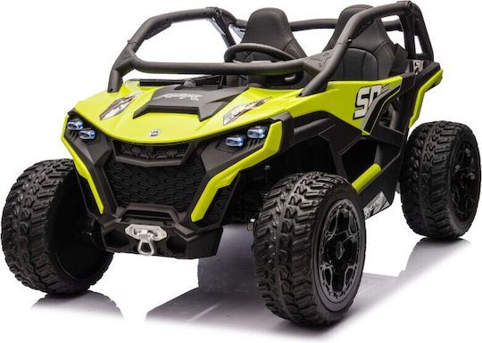 SP Racing Beast ATV Buggy Διθέσιο με Τηλεκοντρόλ Licensed 24 Volt Κίτρινο για 2+ Ετών