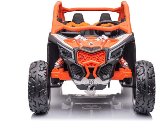 Can-Am Maverick X3 Kinderfahrzeug Doppelsitzer mit Fernbedienung Lizensiert 24 Volt Orange Für 3+ Jahre CA001-Orange