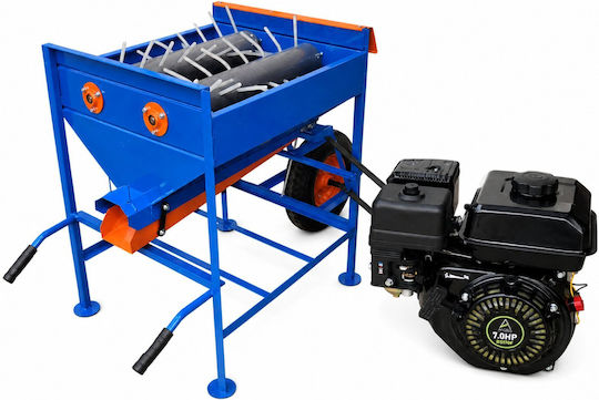 Karkavelias Olivenpflücksysteme Tisch mit Rollen und mit Motor 7hp