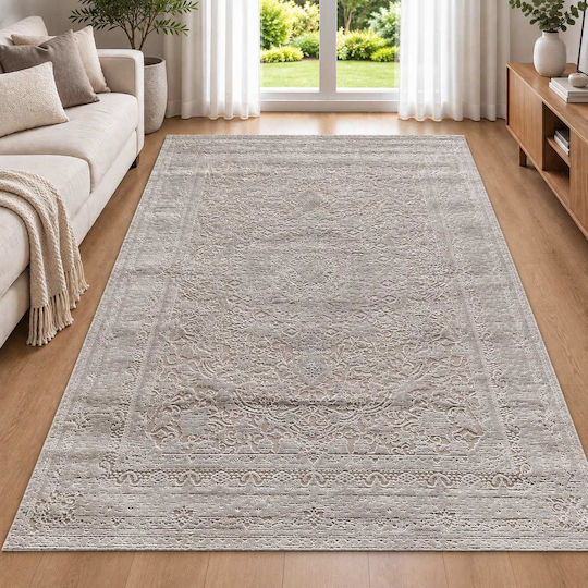 Rectangular Rug Cream Beige 160x220cm