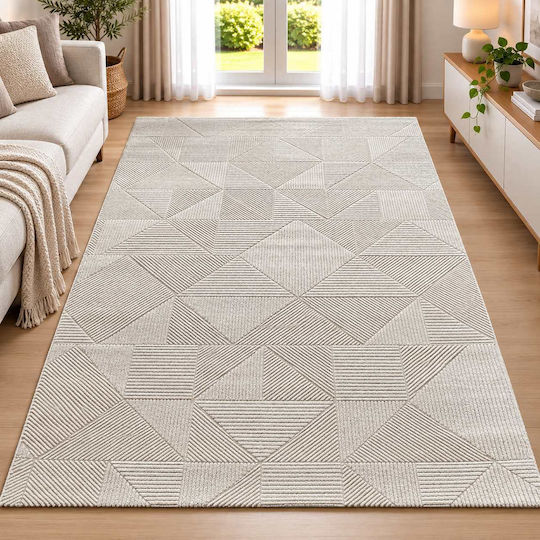 Rectangular Rug Cream 200x280cm