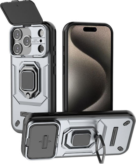 Camera Cover Hard Case Ring Grey Apple iPhone 17 Pro/18 Pro