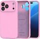 iPhone 18 Pro Max 17 Pro Max Spacecase Silicone Mag Case Silicone Magsafe Pink Mobile Phone Case