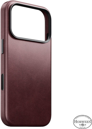 Nomad Traditional Leather Case Burgundy Horween Iphone 18 Pro/17 Pro 114769114j4j