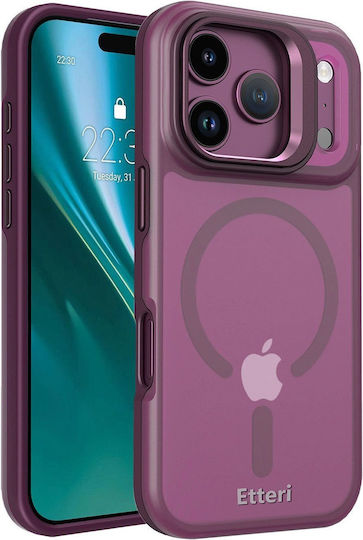 Magsafe Cover Apple Iphone 18 Pro 17 Pro Etteri Morning Fog Burgundy