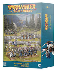 Warhammer Old World High Elf Realms Battle March Army 23 Miniatures Warhammer Old World High Elf Realms Battle March Army 23 Miniatures