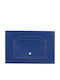 Men's Card Wallet Blue