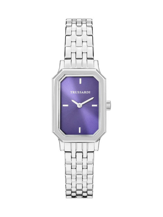 Trussardi Women's Watch 22mm Battery with Silver Steel Bracelet