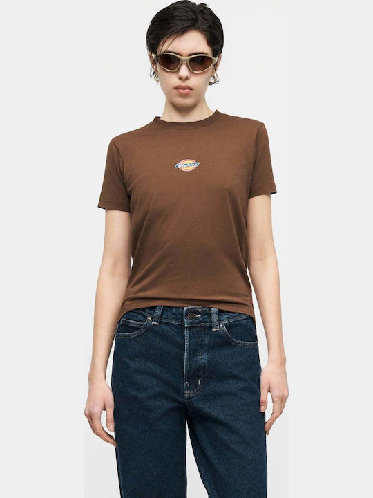 Dickies Maple Valley Women's T-shirt Chocolate ...