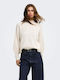 Damen Langärmeliges Pullover Ivoire