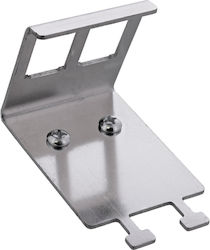 Agam Inline Keystone Snap-in Metal Module Holder 2-fold Top-hat Rail Tab