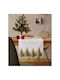 Kentia Snow Коледна покривка за маса Runner Бежова 140x45εκ.
