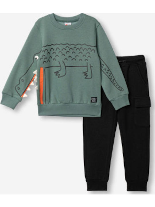 Kinder Sweatpants Set Türkis 2Stücke