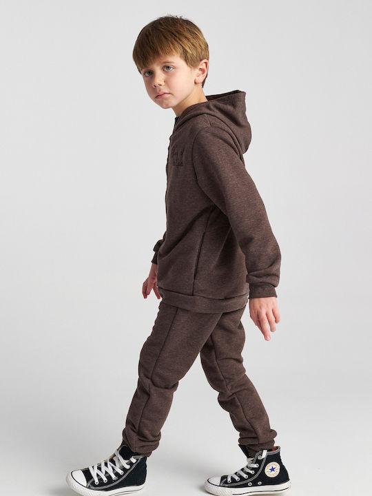 Kids Sweatpants Set Mocca