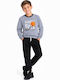Kids Sweatpants Set Orange