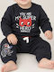 Kids Tracksuit Set Charcoal