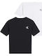 Σετ Παιδικά T-shirts Λευκό Monogram Top