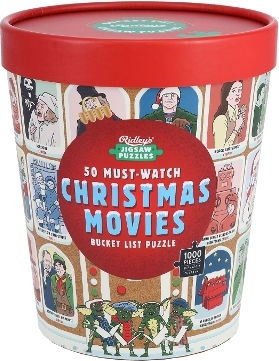 50 Must-watch Christmas Movies Bucket List Puzzle 2D 1000pcs