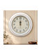 Keskor Wall Clock Plastic White 22.5x4cm