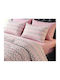 MayHome MayHome Set Steppdecken Einzel 160x240cm Rosa