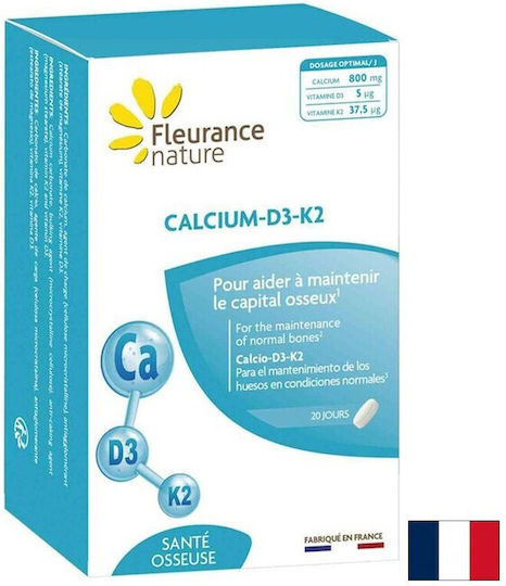 Fleurance Nature Калций Витамин D3 60 таблетки