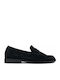 Wildleder Damen Mokassins in Schwarz Farbe