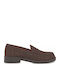 Δερμάτινα Γυναικεία Loafers σε Καφέ Χρώμα