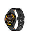 Curea Garmin Venu 3 din silicon cu model relief Wave Style 22 mm Negru